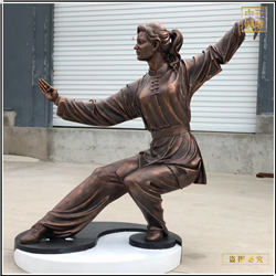 練太極人物雕塑? 