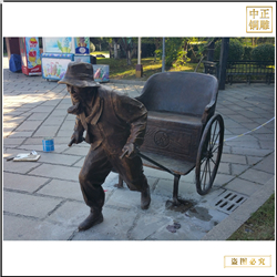 車夫人物雕塑鑄造廠 車夫人物雕塑鑄造廠