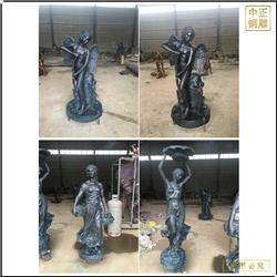 鑄造3米西方人物雕塑 