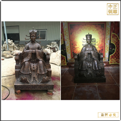 大型古代人物銅雕塑