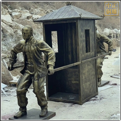 抬轎子景觀人物雕塑 抬轎子景觀人物雕塑