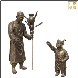 賣冰糖葫蘆民俗雕塑 賣冰糖葫蘆民俗雕塑