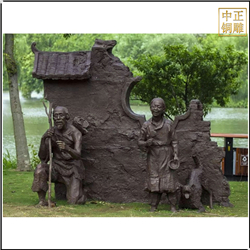 園林人物景觀雕塑 園林人物景觀雕塑