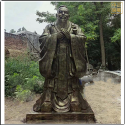 2.6米高孔子雕塑鑄造