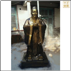 純銅校園孔子像 純銅校園孔子像