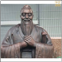 尼山孔子銅雕塑制作