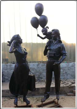 一家三口雕塑 一家三口雕塑