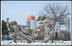 聞雞起舞雕塑|鑄銅聞雞起舞雕塑 聞雞起舞雕塑|鑄銅聞雞起舞雕塑