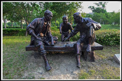 下象棋人物雕塑廠家 下象棋人物雕塑廠家