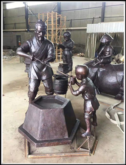 打水人物雕塑圖片 打水人物雕塑圖片