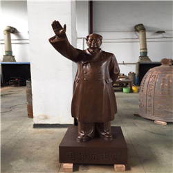 廣場偉人銅雕